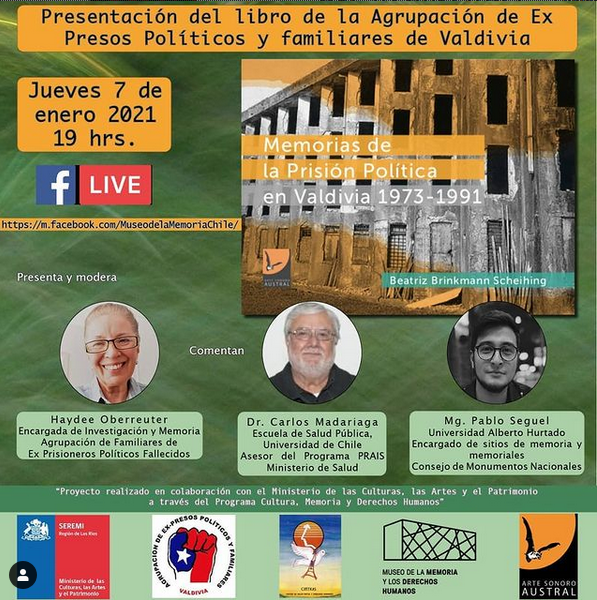 Presentación del libro “Memorias de la Prisión Política en Valdivia 1973-1991”