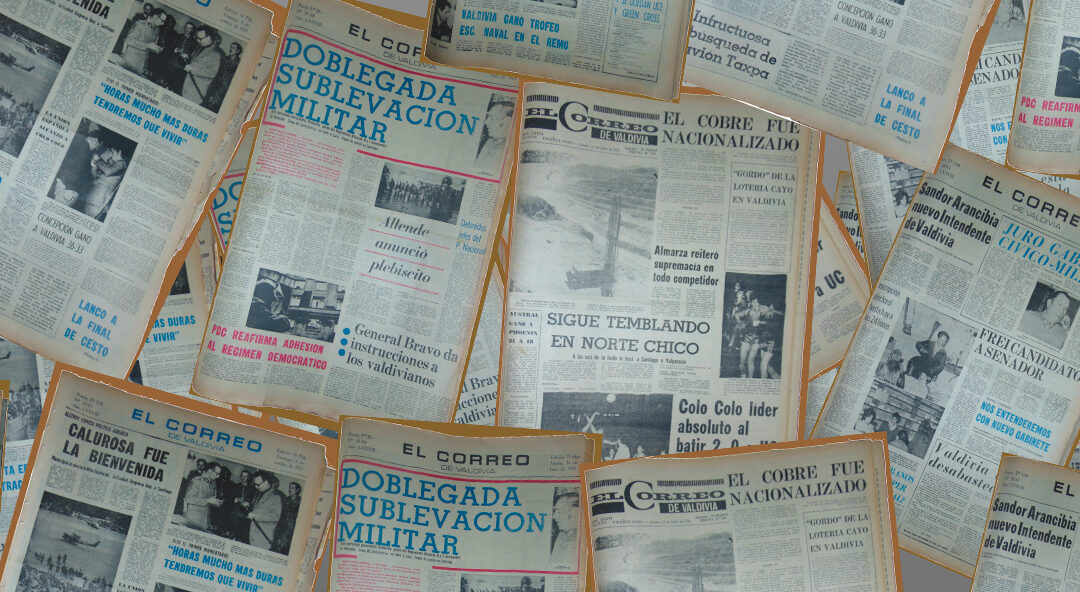Portadas por la Memoria: Correo de Valdivia 1970 – 1974